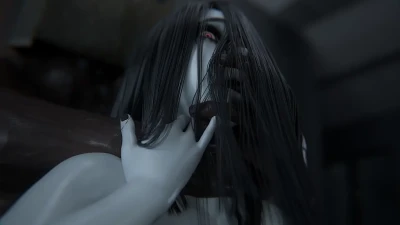 Sadako Split Leg BBC Belly Fuck