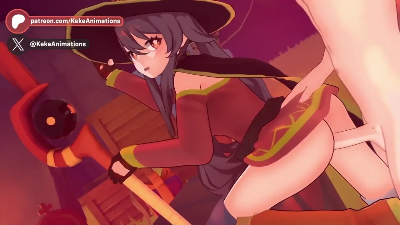 Watch Hu Tao Megumin Cosplay Genshin Impact Animation #15 | Stream Ad-Free | 3dsexdude.com