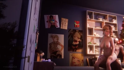 Spider-Gwen's Christmas Sex with Grounded Miles