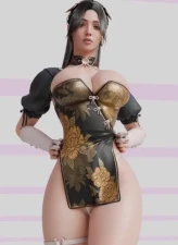 Serena Takes a Busty Jiggling Walk