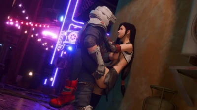 Tifa Lockhart - Whore Found a Client on the Street