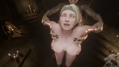 Sheeva x Sonya - Hands Held Back Futa Domination