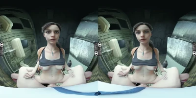 Claire Redfield VR Riding Cowgirl