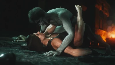 Jill Valentine Satisfies a Zombie's Lust