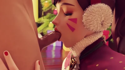 D.Va - Teen's Cum Present for Christmas